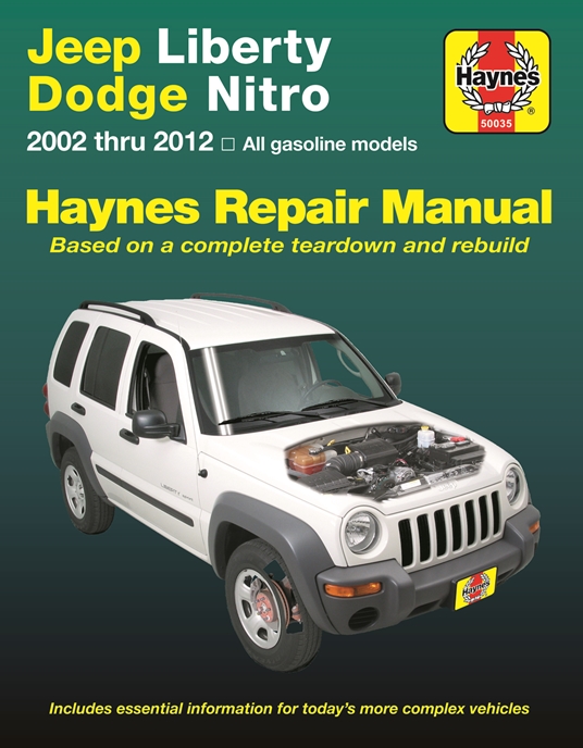 Jeep Liberty & Dodge Nitro 2002-2012 Haynes Repair Manual