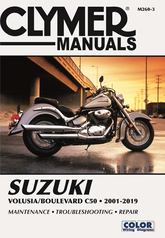 Suzuki Volusia/Boulevard C50 (2001-2019) Clymer Repair Manual