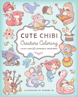 Cute Chibi Creatures Coloring