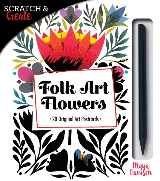 Scratch & Create Folk Art Flowers