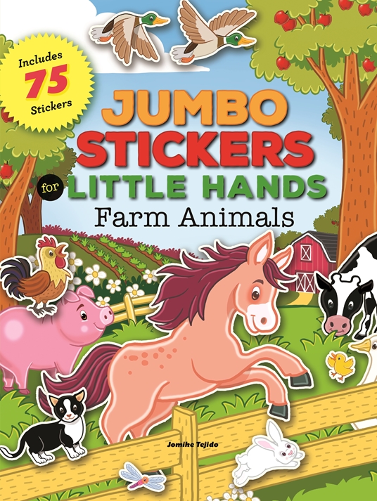 Jumbo Stickers for Little Hands: Farm Animals
