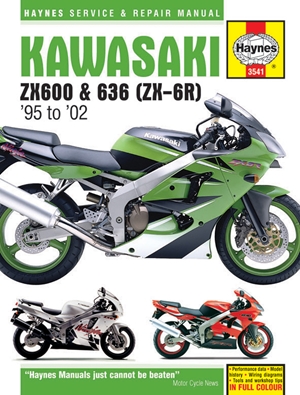 Kawasaki ZX600 & 636 (ZX-6R) '95 to '02
