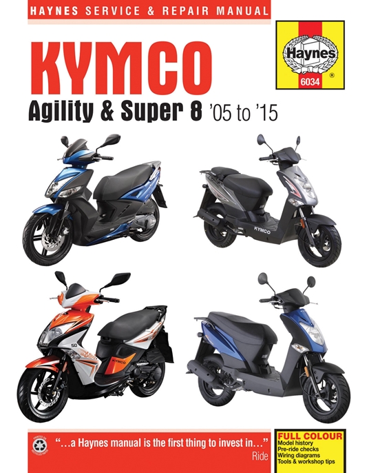 Kymco Agility & Super 8 Scooters, '05-'15