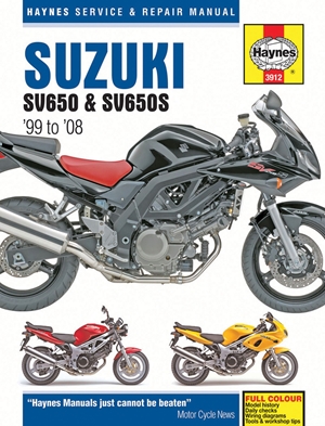 Suzuki SV650 & SV650S '99 to '08