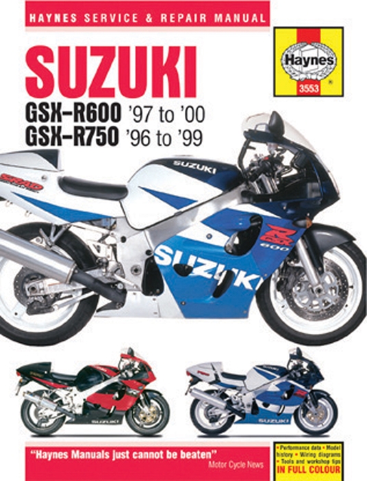 Suzuki GSX-R600 '97 to '00 - GSX-R750 '96 to '99