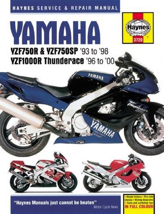 Yamaha YZF750R, YZF750SP & YZF1000R, '93-'00