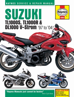 Suzuki TL1000S, TL1000R & DL1000 V-Strom '97 to '04