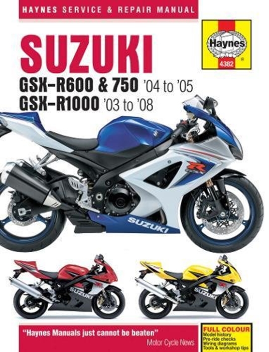 Suzuki GSX-R600, 750 & 1000, '03-'06