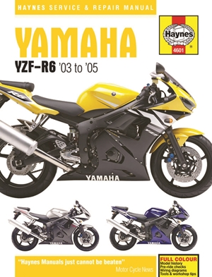 Yamaha R6 YZF-R6 2003 2004 2005 Factory Service Repair Maintenance Manual
