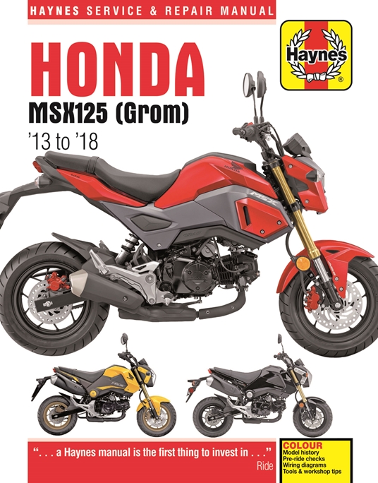 Honda MSX125 (GROM) '13 to '18