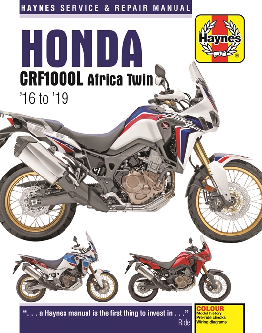 Honda CRF1000L Africa Twin from 2016-2019 Haynes Repair Manual