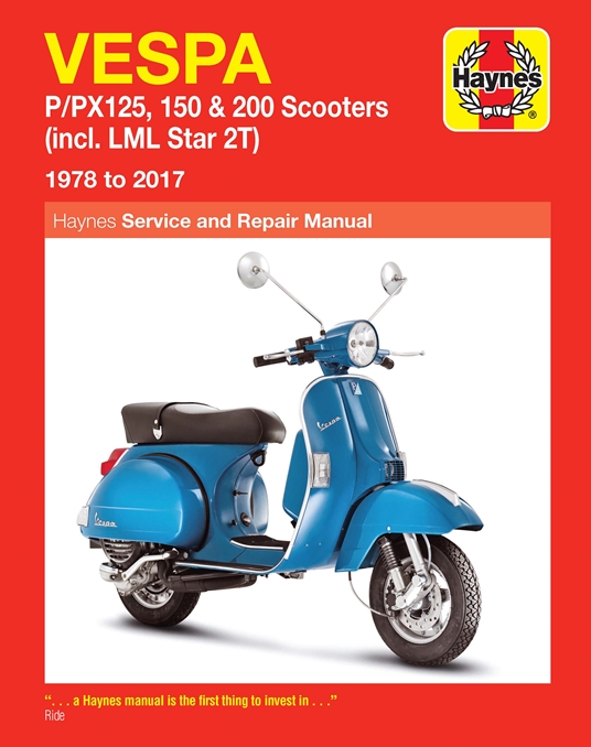 Vespa P/PX125, 150 & 200 Scooters