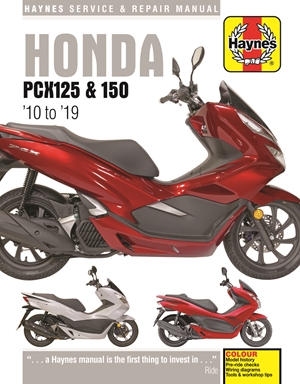 Honda PCX125 and 150: '10 to '19