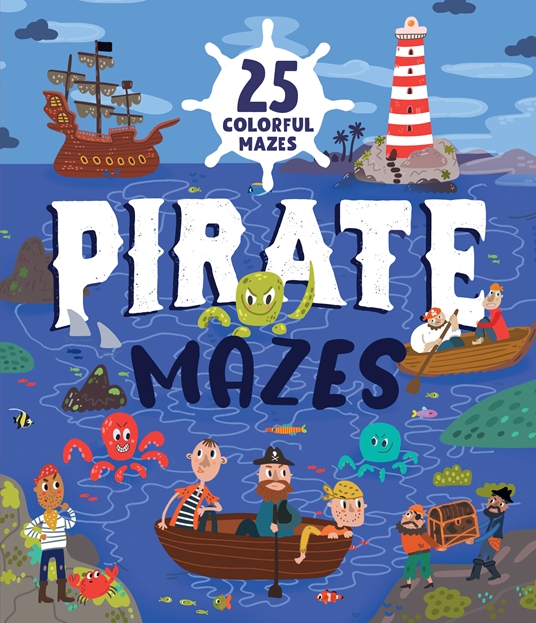 Pirate Birthday Games Activities Puzzles Mazes - FUN!